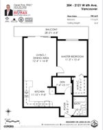 304 2121 W 6TH AVENUE - Kitsilano Apartment/Condo for sale, 1 Bedroom (R2657815) #30