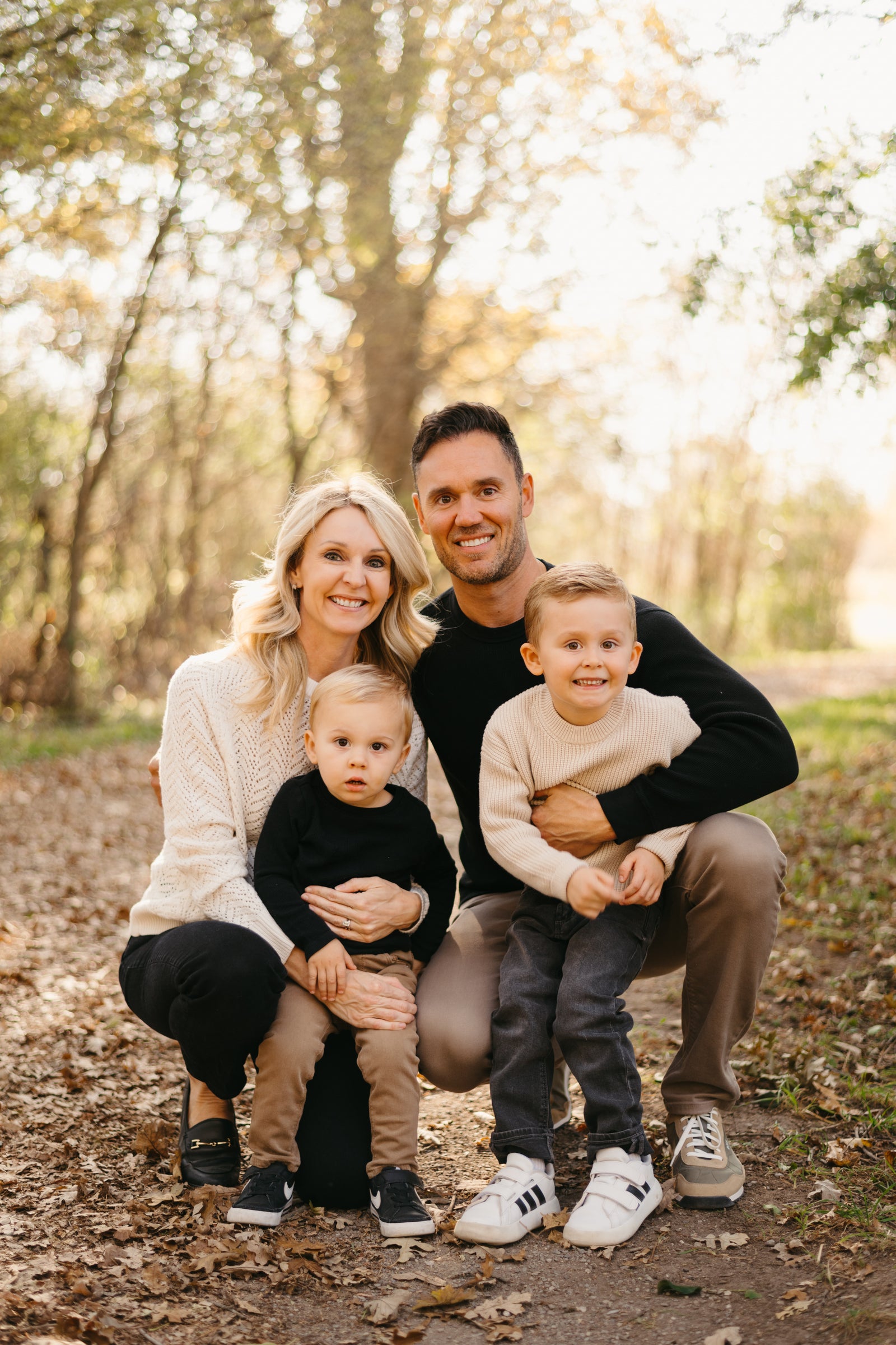 Amy Gerakopulos with her family in Waterloo Region