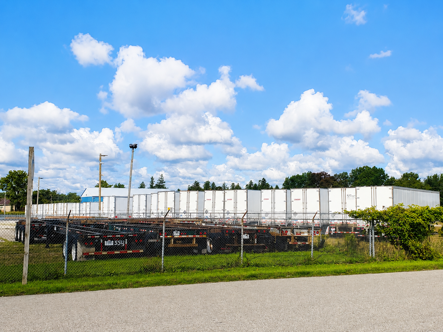 Industrial yard at 2679 Couch Road