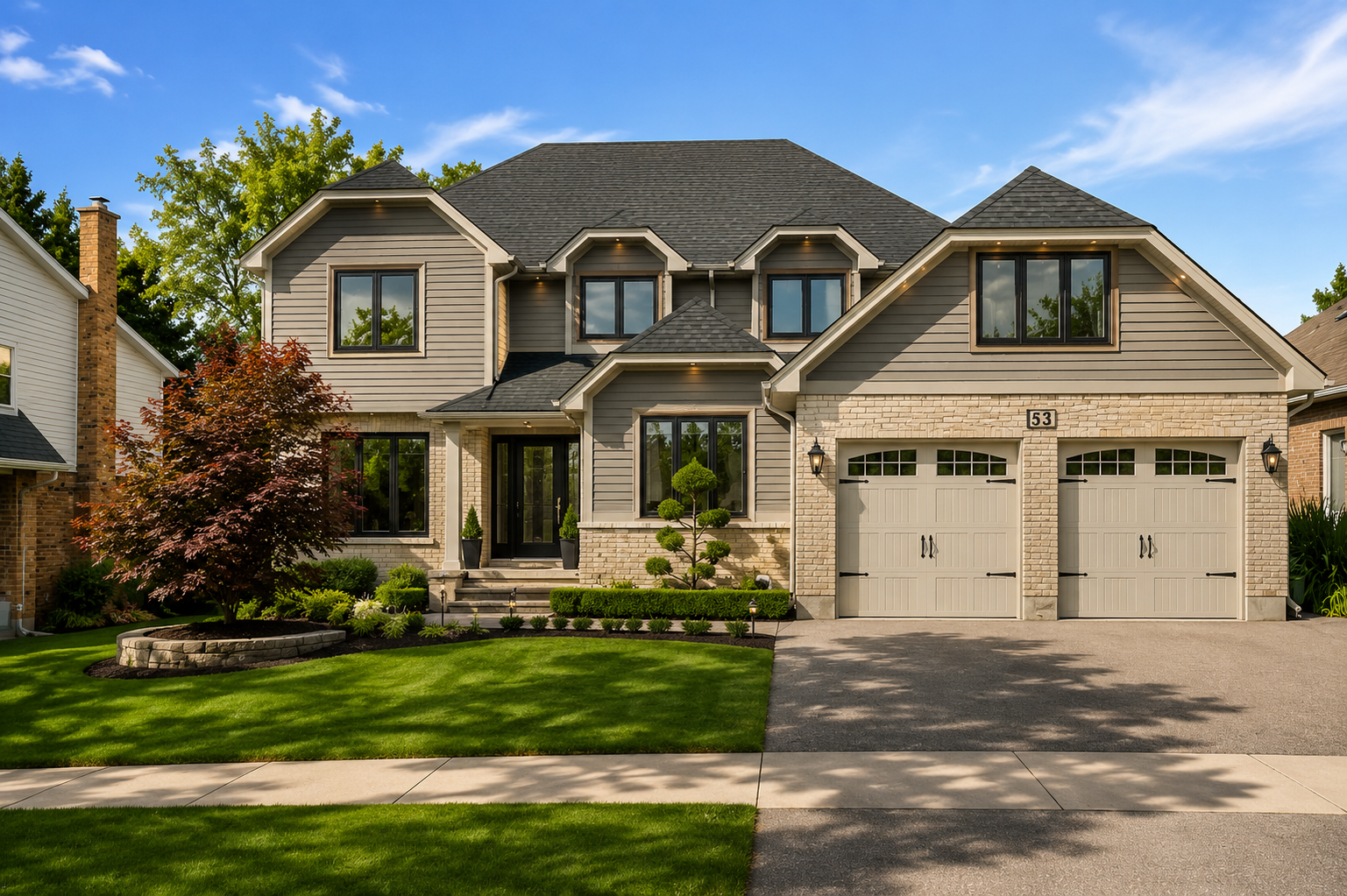 Representative detached family home in Idlewood Kitchener