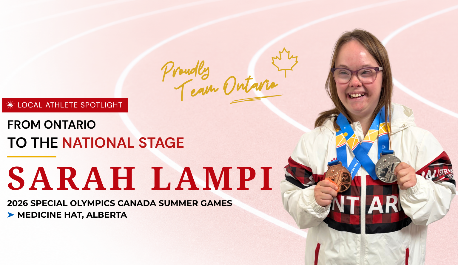 Sarah Lampi’s inspiring Special Olympics journey