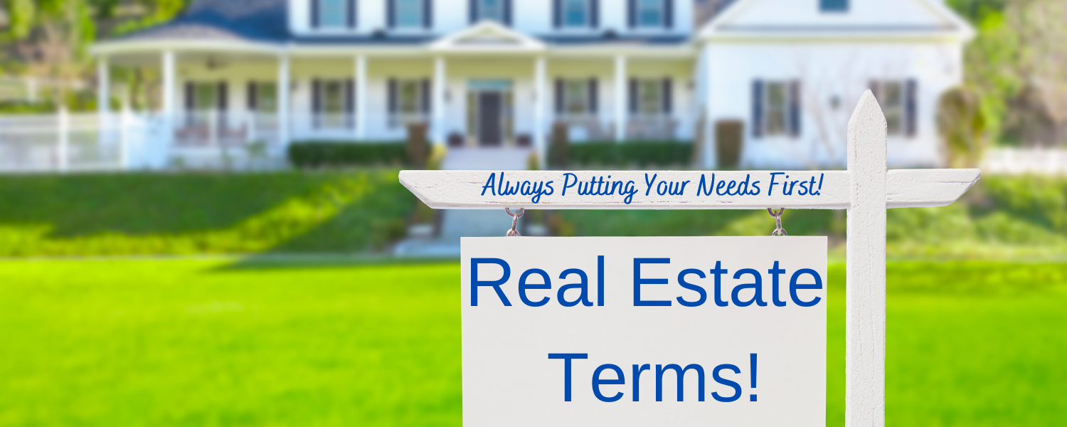 Real estate terms and definitions