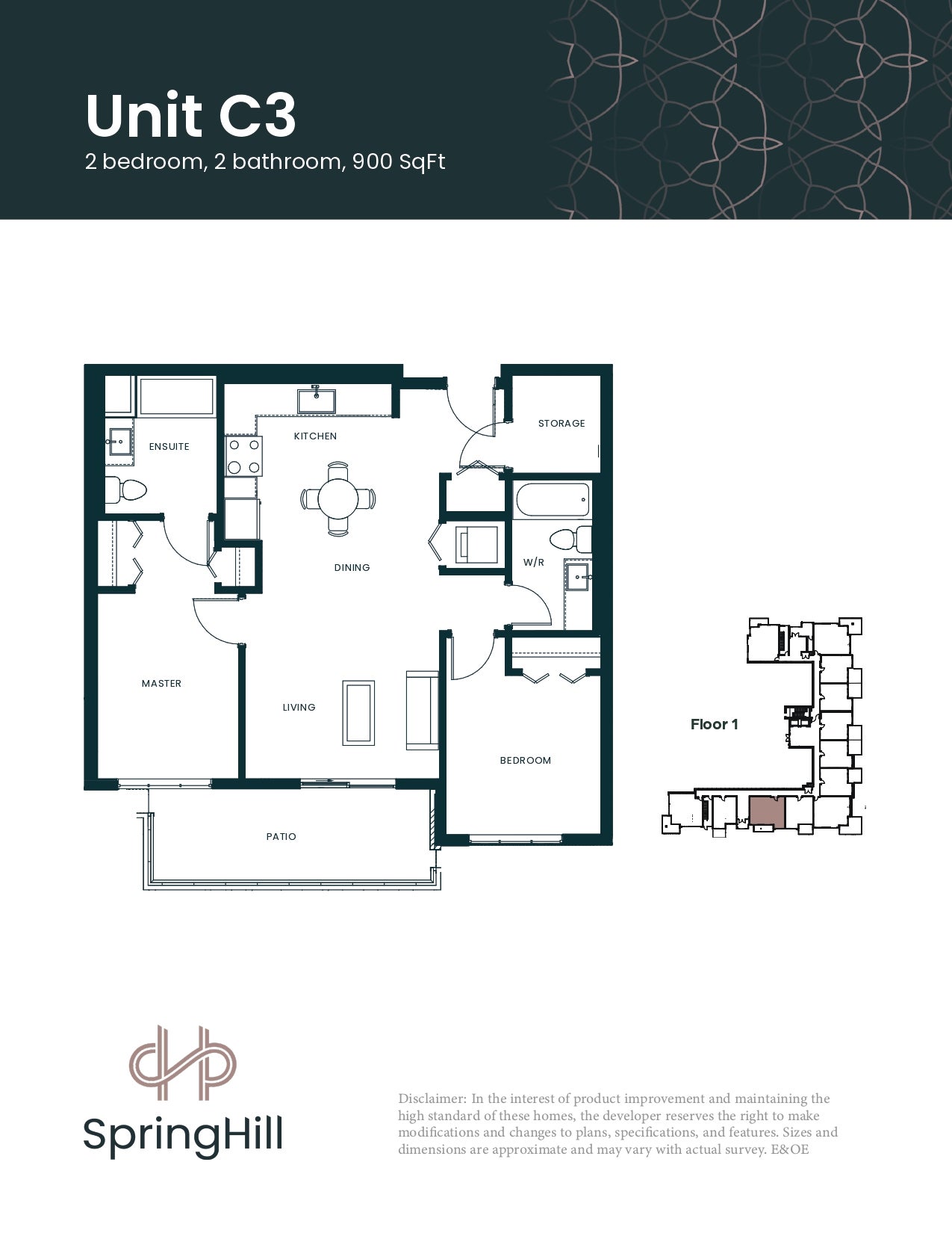 SpringHill Condos | Langley, BC | Floor Plans