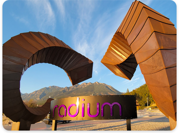 Radium horns roundabout art