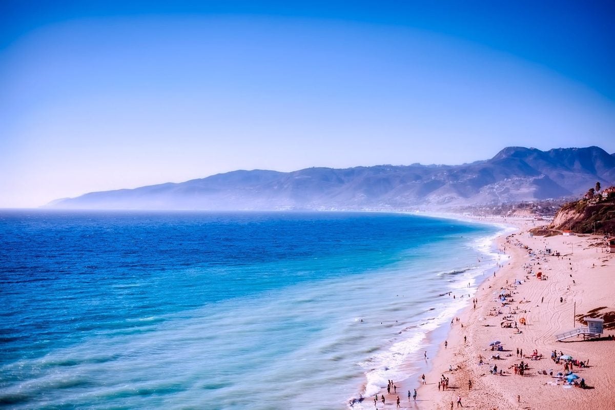 Los Angeles coastline and beach