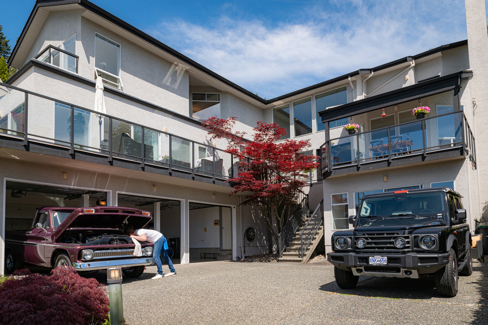 Man working on Truck 4210 Starlight Way, North Vancouver Real Estate by Local Realtor Brandon Crichton