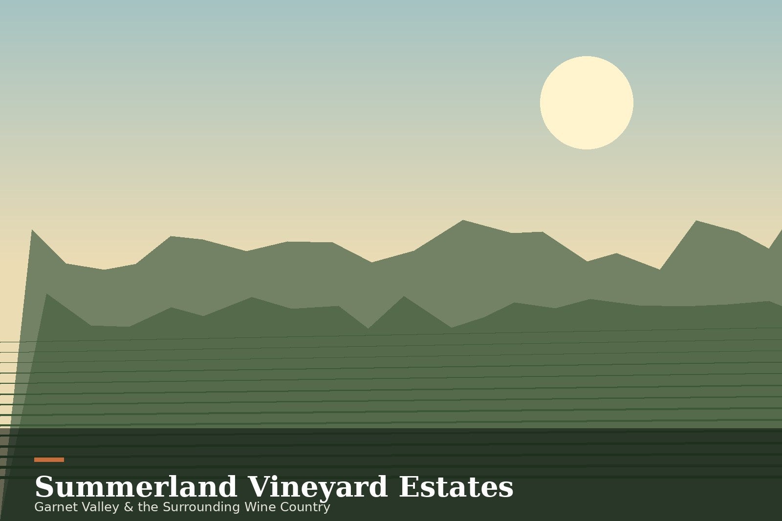 Garnet Valley vineyard estates in Summerland