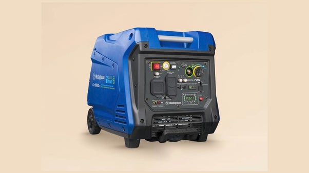 A portable generator for backup power in case of a residential power outage in Moncton during winter