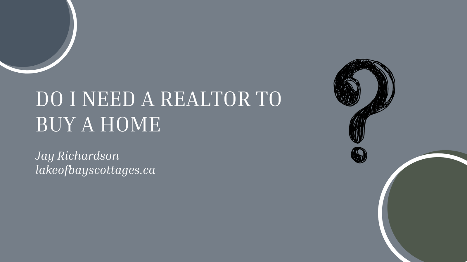 Do I Need A Realtor to Buy A Property?