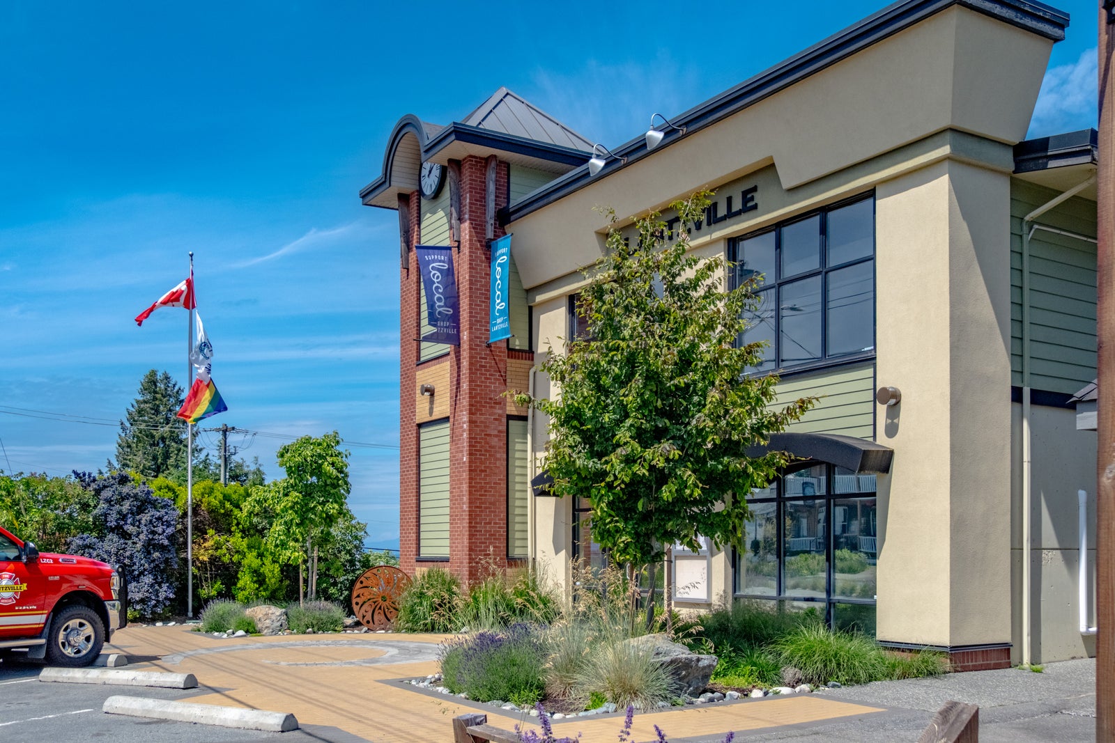 Lantzville village and coastal community on Vancouver Island