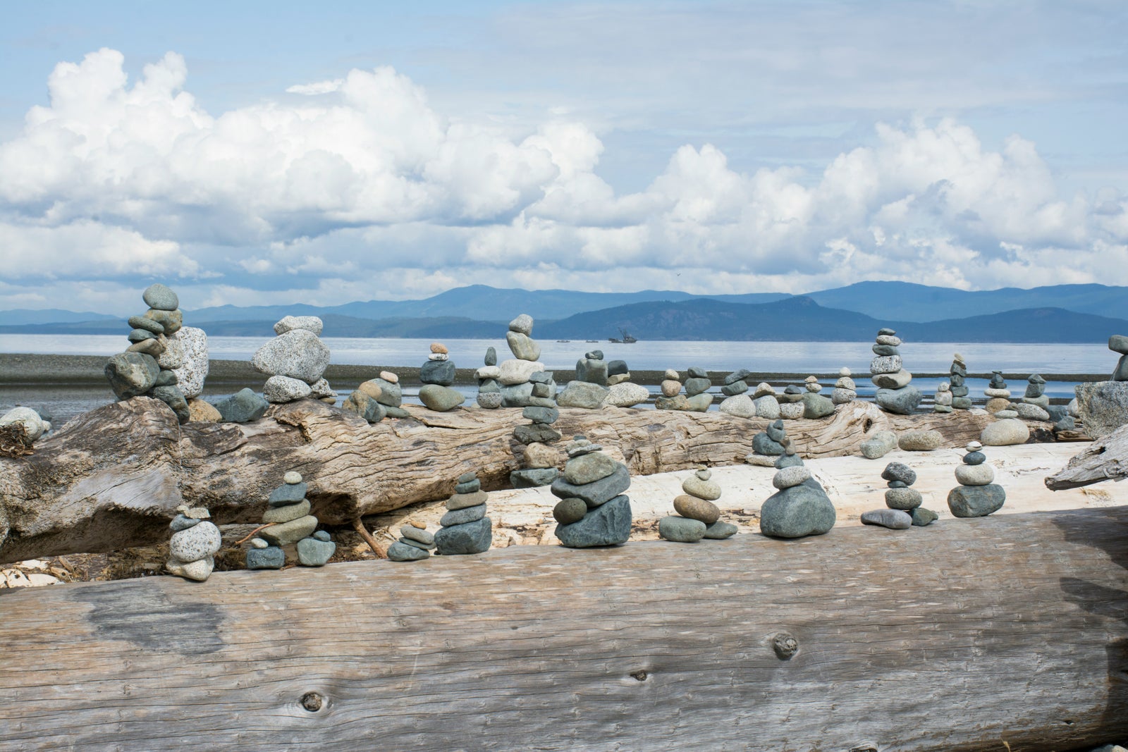 Coastal scenery near Qualicum Beach on Vancouver Island