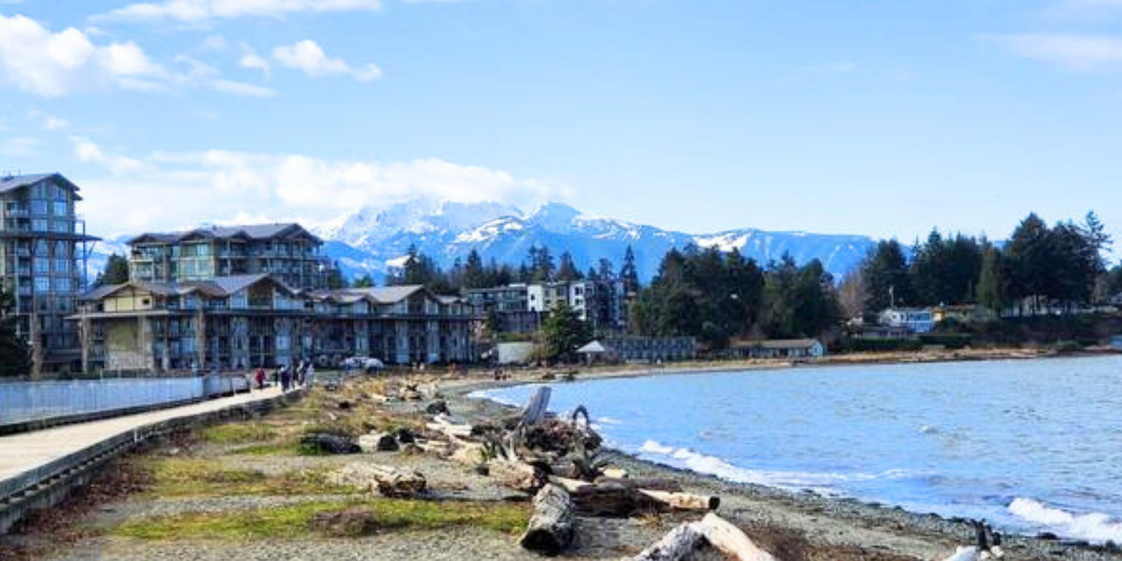 Parksville waterfront and coastal community