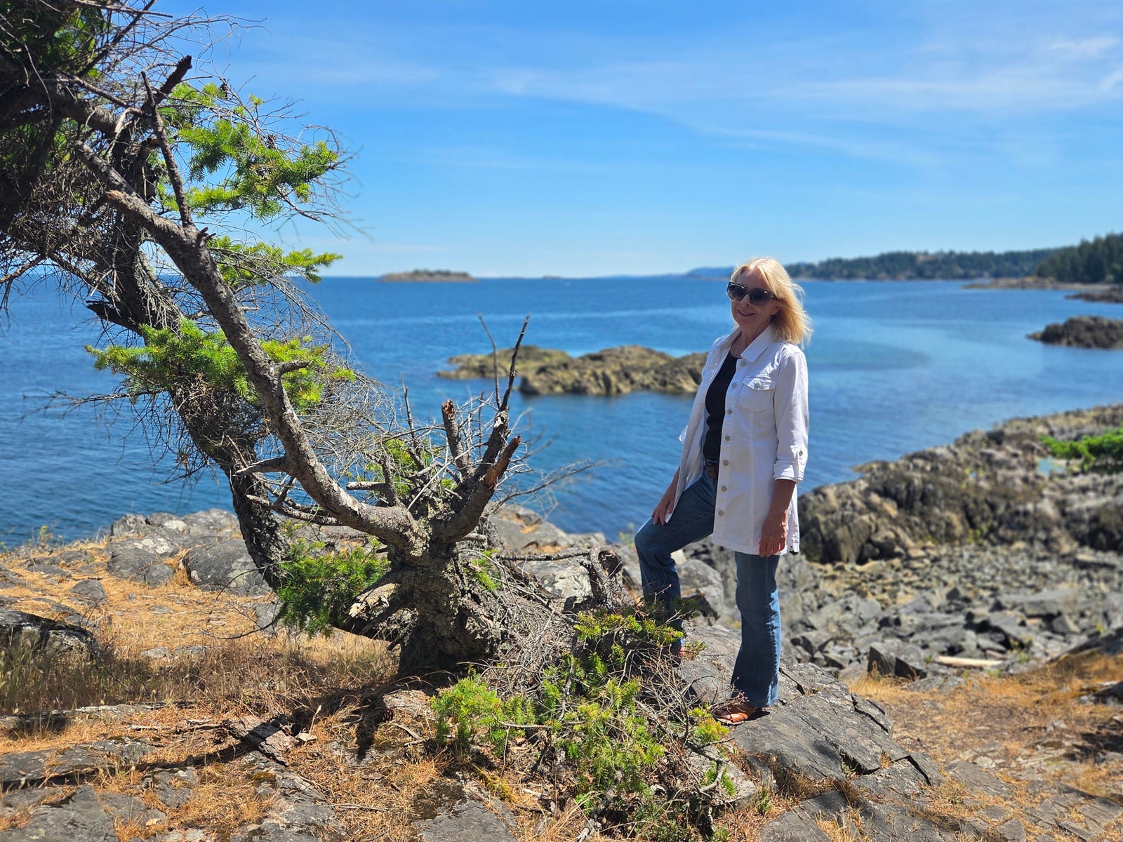 Denise Hodgins at Moorecroft Regional Park in Nanoose Bay, Vancouver Island