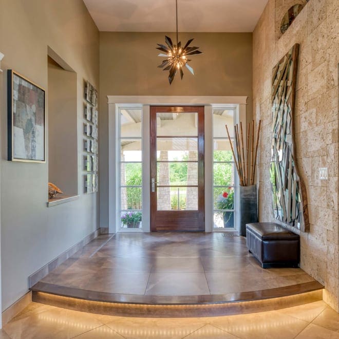 The selling process - front entrance