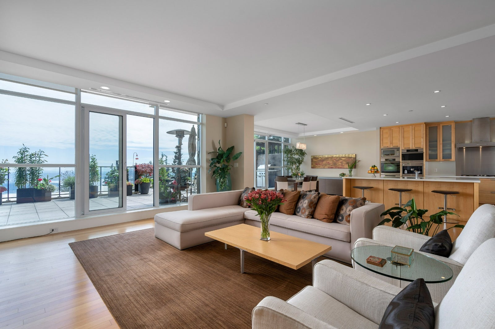 Inviting North Shore condo interior