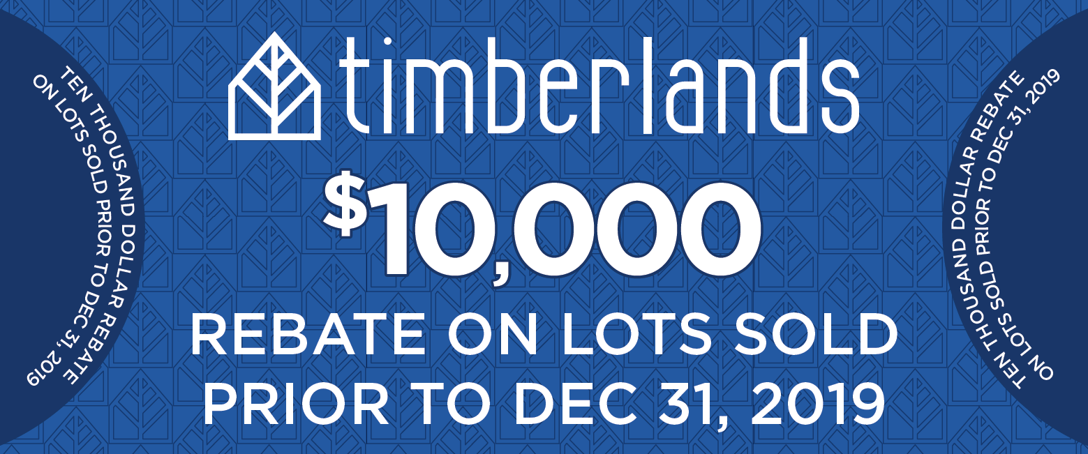 $10,000 LOT REBATE $10,000 LOT REBATE