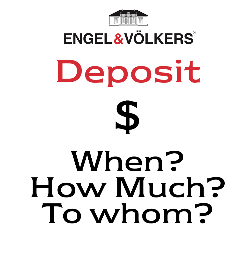 Deposit payment on a home for sale Deposit payment on a home for sale