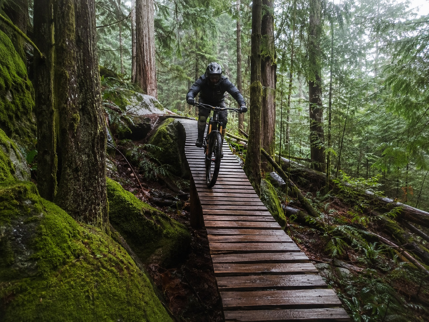 Mountain biking on the North Shore