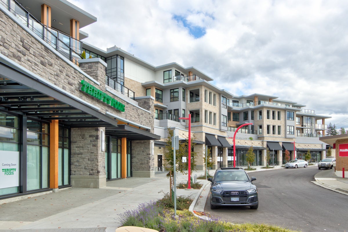 Edgemont Village shops and tree-lined streets in North Vancouver