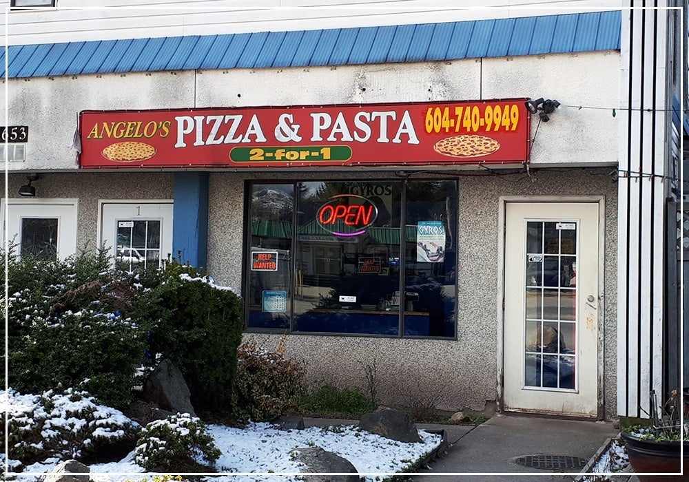 Agelos Pizza and Pasta, 5653 Wharf Rd, Sechelt, BC V0N 3A0