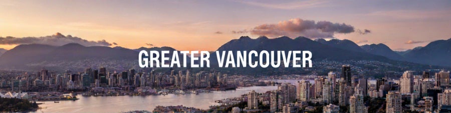 View of Downtown Vancouver with the Coast Mountains behind