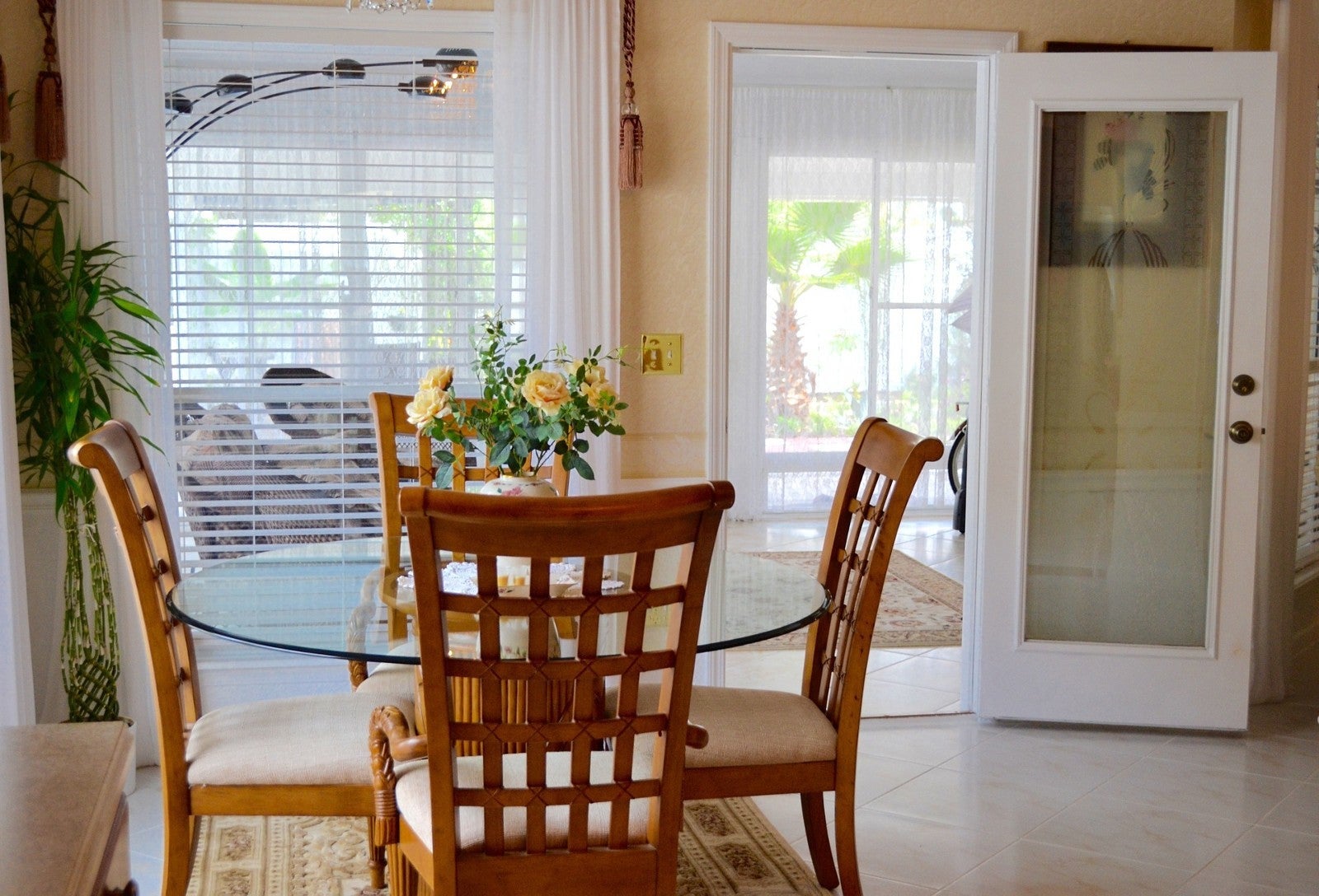 dining room staging