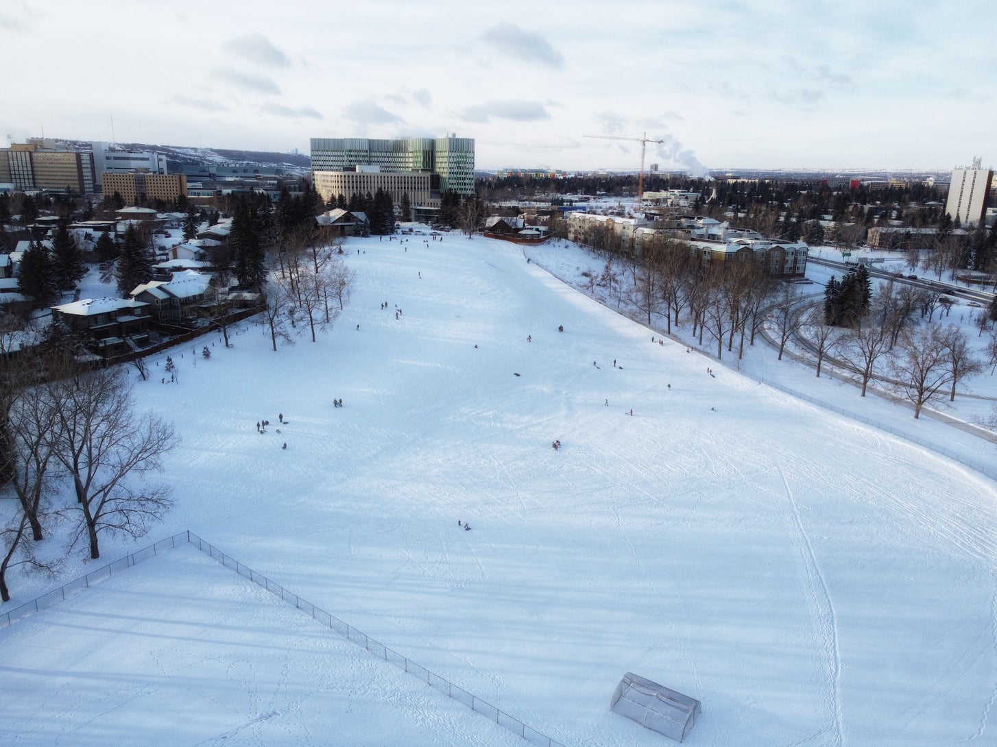 St. Andrews Heights Toboggan Hill. Calgary St. Andrews Heights Toboggan Hill. Calgary