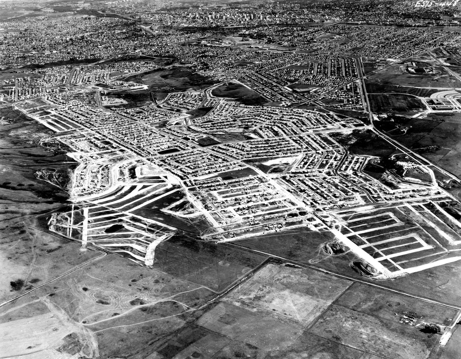 Triwood Aerial 1961 - Calgary