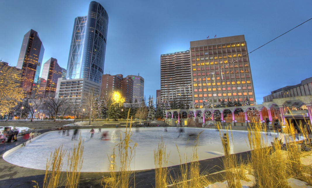 Olympic Plaza, Downtown Calgary