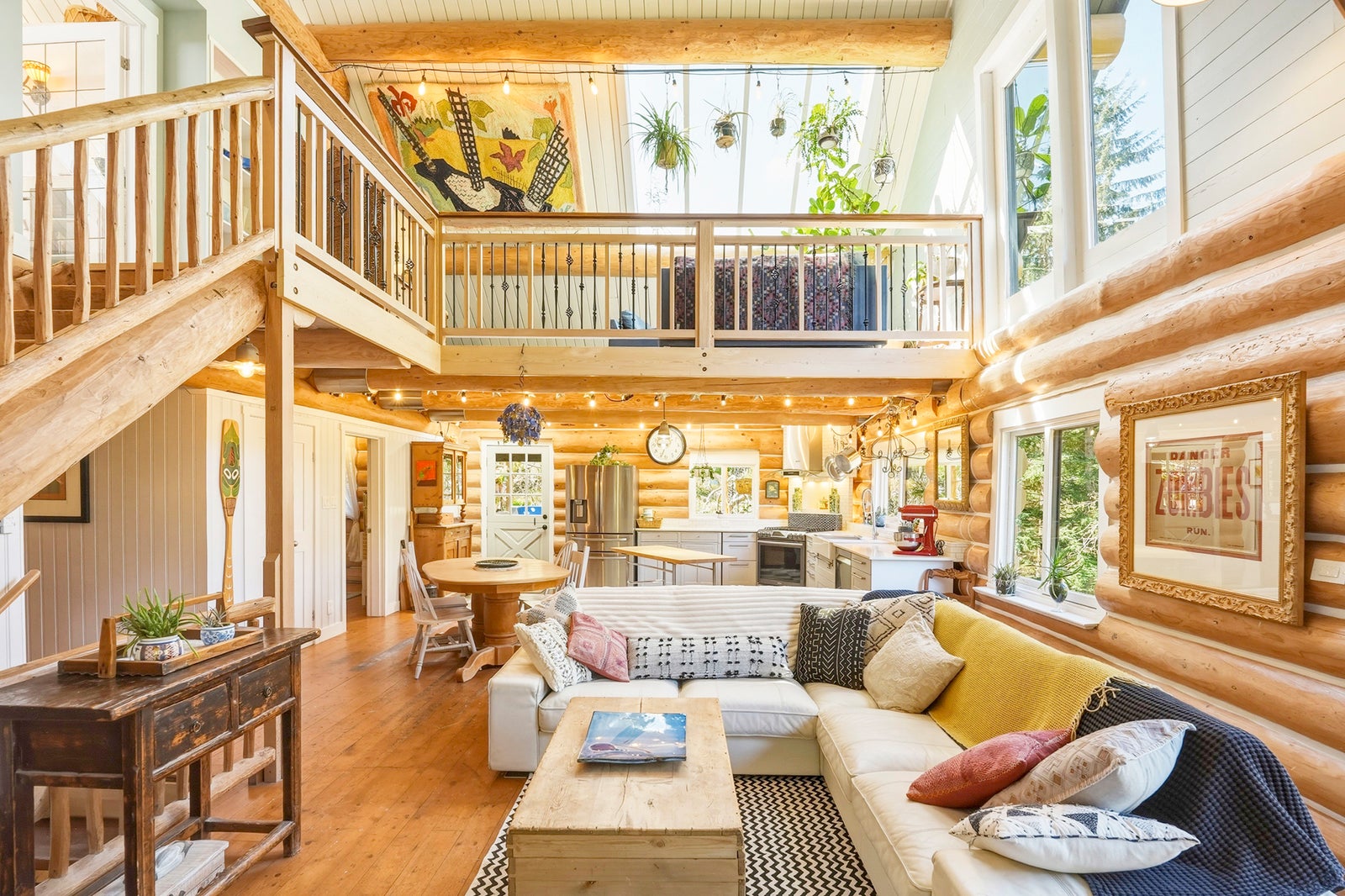 Living room viewed from dining