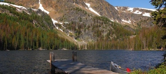 Cathedral Provincial Park dock