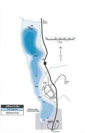 Allison Lake Map