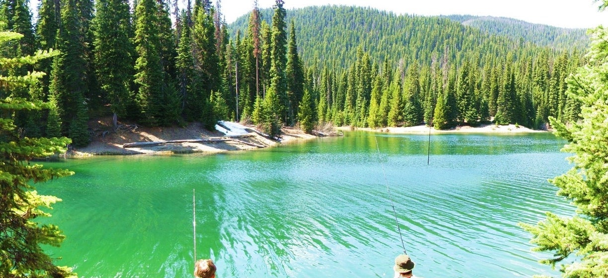 Fishing at Manning Park