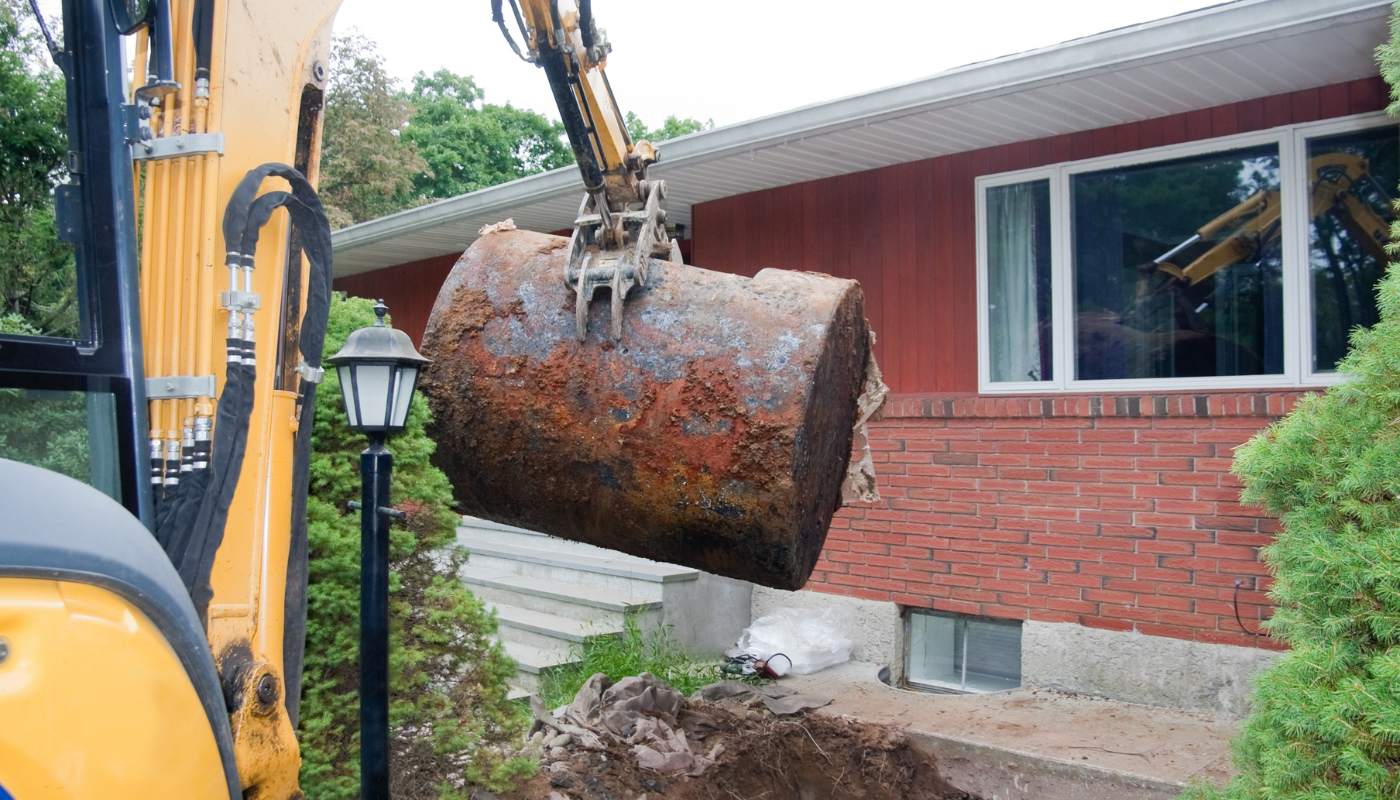 oil tank removal, north vancouver