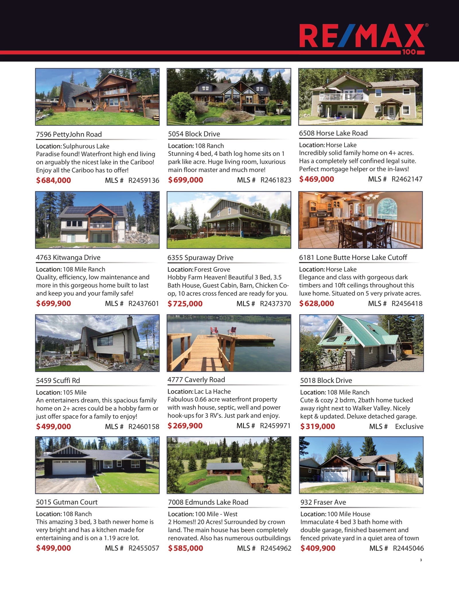 RE/MAX 100 (https://www.remax100.ca) - Current Flyer