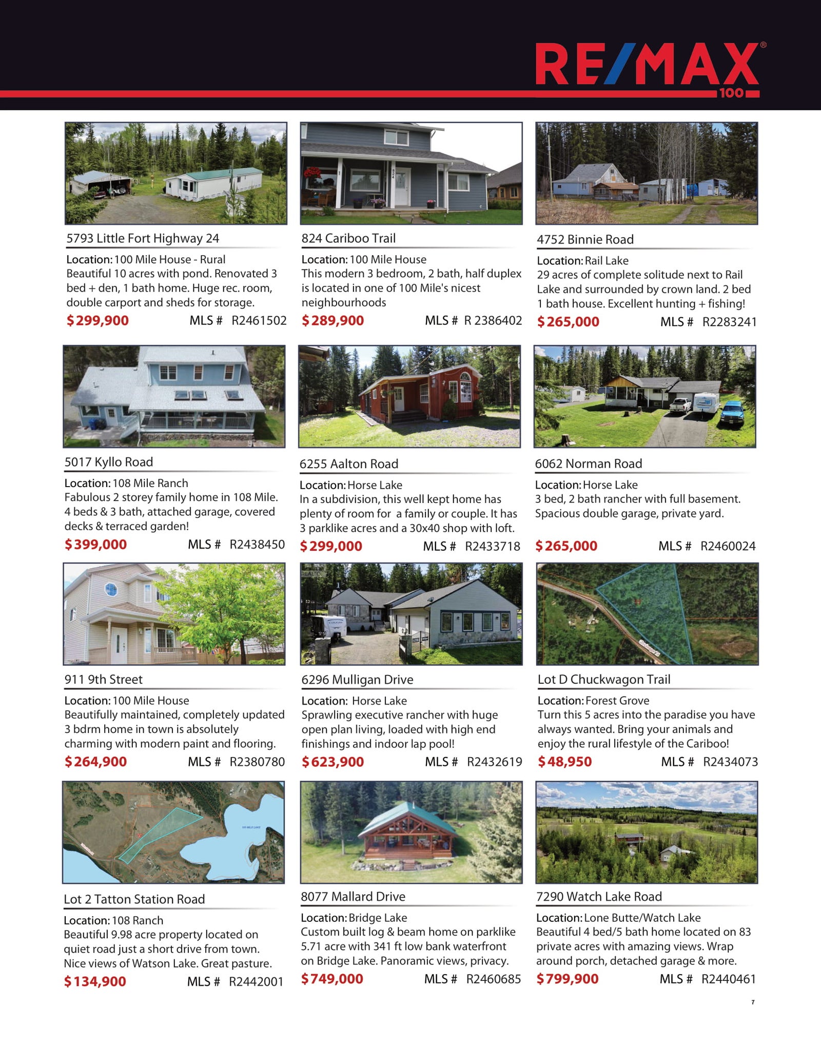 RE/MAX 100 (https://www.remax100.ca) - Current Flyer