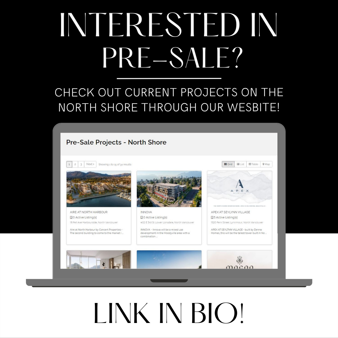 North Shore Pre-Sale Projects