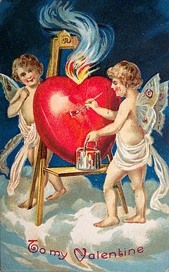 Vintage Valentine Card