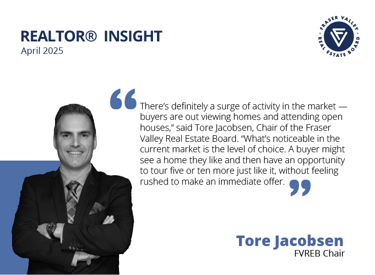 Fraser Valley Housing Market Statistics April 2025 - Realtor Insight
