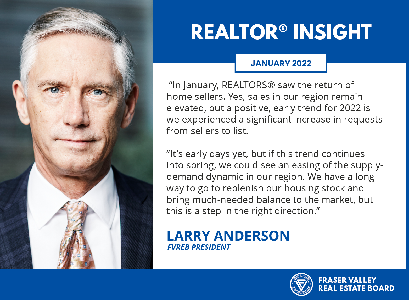 Realtor Insight for January 2022 - Fraser Valley Housing Market Statistics