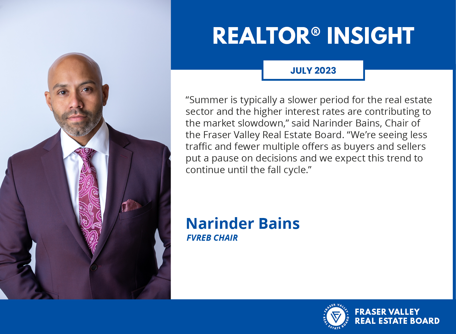 Fraser Valley Housing Market Statistics July 2023 - Realtor Insight