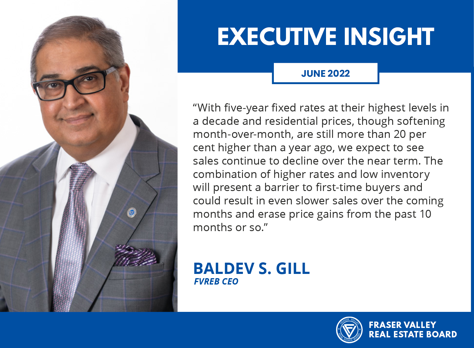 Fraser Valley Housing Market Statistics - Executive Insight June 2022