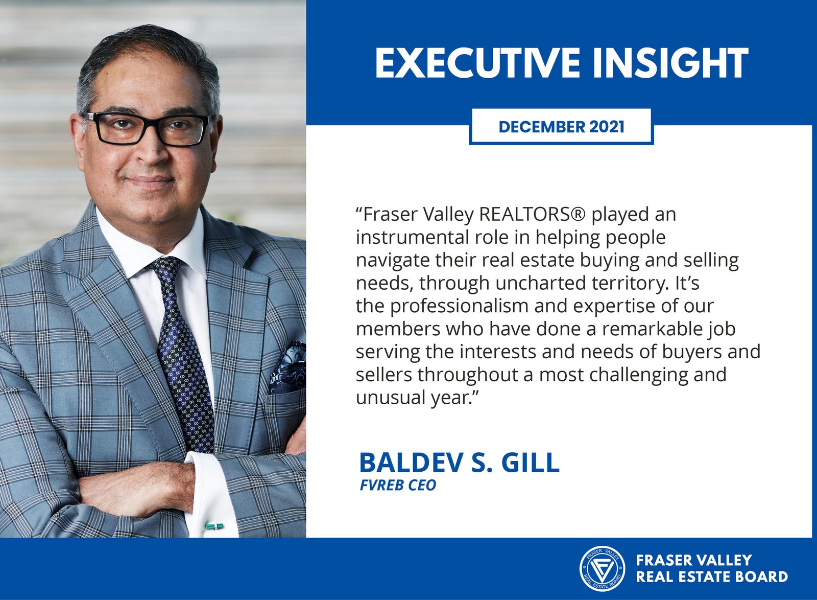 Executive Insight for December 2021 - Fraser Valley Housing Market