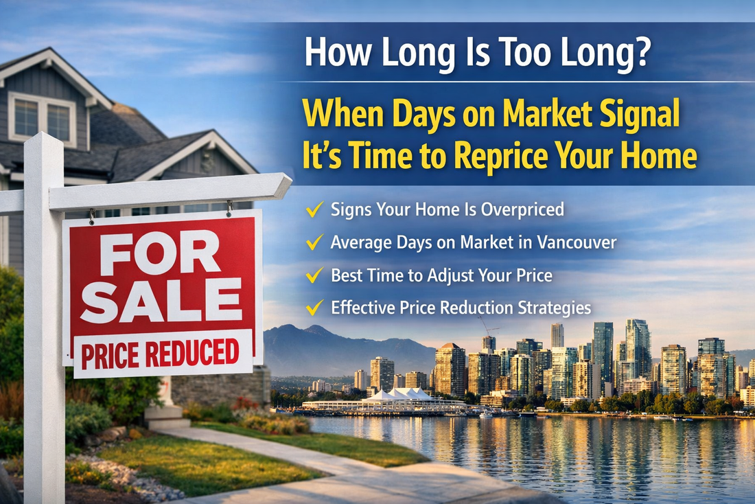 How Long Is Too Long When Days on Market Signal It’s Time to Reprice Your Home