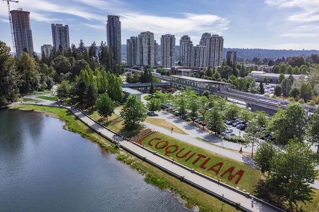 Maillardville Coquitlam residential neighbourhood with mixed housing
