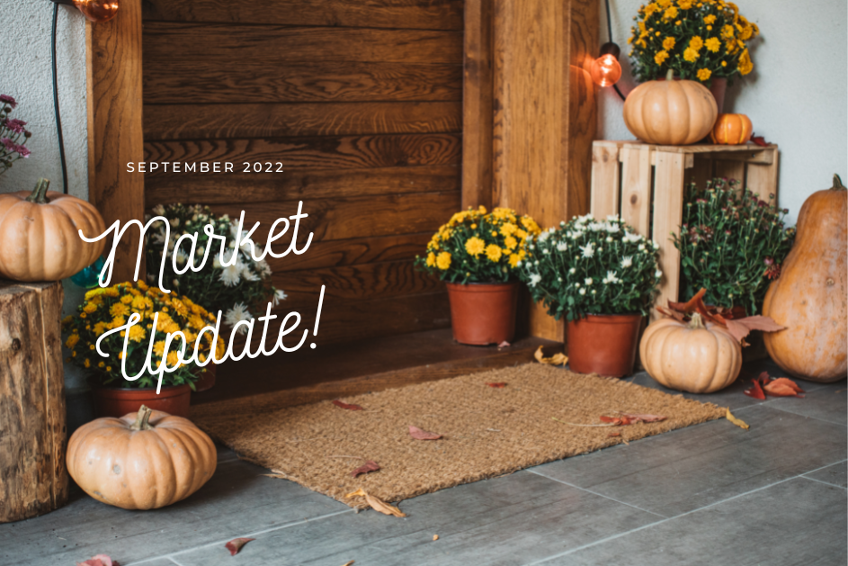 Fall Porch Wooden Crates Pumpkins Mums September Market Update Sunshine Coast BC