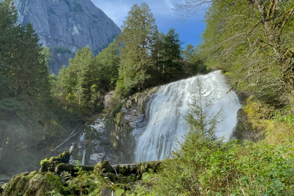 Sunshine Coast BC Boat Tours Chatterbox Falls