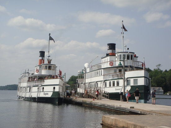 Segwun Steam Ship at Gravenhurst Wharf Gravenhurst Ontario