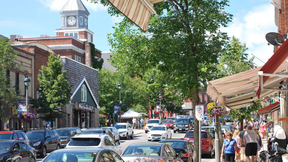 Downtown Huntsville in the summer