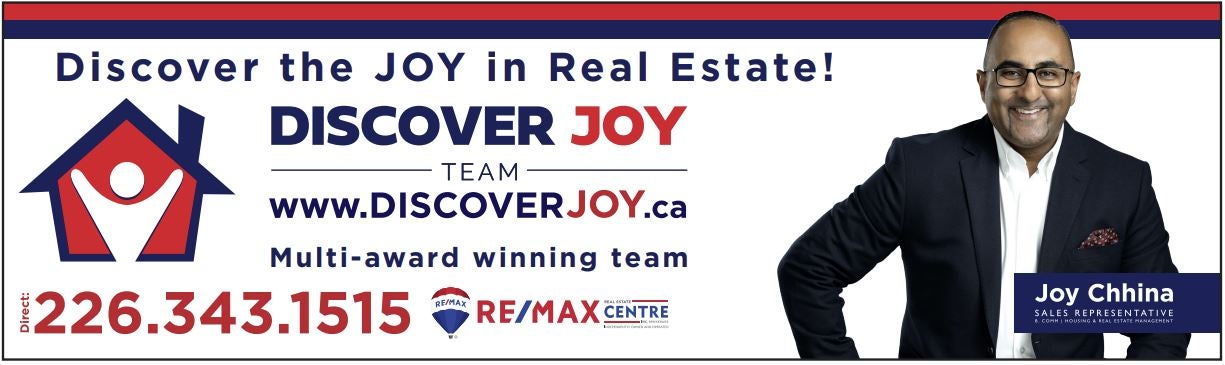 Joy Chhina #1 Guelph Realtor